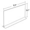 Azar Displays Horizontal T-Strip Sign Holder (11" X 17"), PK10 102709-10PK - alternate 2